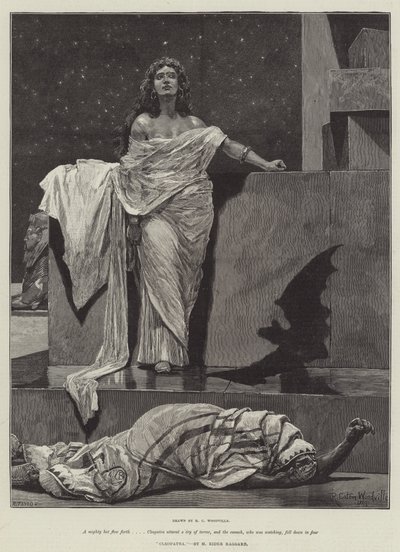 Cleopatra, von H. Rider Haggard von Richard Caton Woodville junior