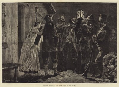 Gestörtes Irland, ein Besuch von Rory of the Hills von Richard Caton Woodville junior