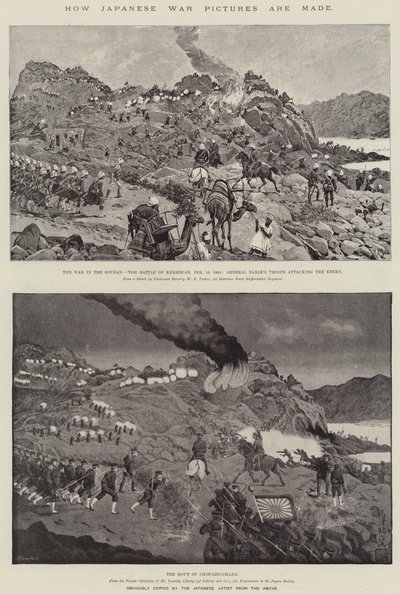 Wie japanische Kriegsbilder entstehen von Richard Caton Woodville junior