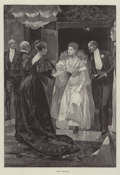 Späte Ankünfte von Richard Caton Woodville junior