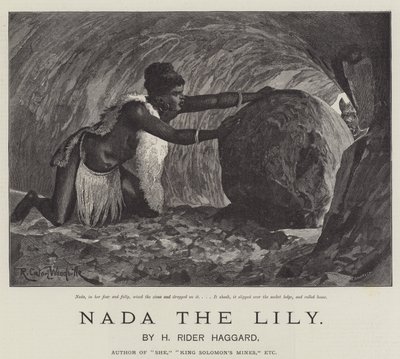 Nada die Lilie, von H. Rider Haggard von Richard Caton Woodville junior