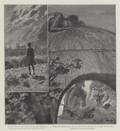 Nada die Lilie, von H. Rider Haggard von Richard Caton Woodville junior