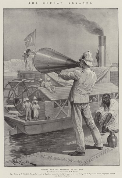 Der Vormarsch im Sudan von Richard Caton Woodville junior
