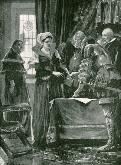 Die einzige ungekrönte Königin von England: Lady Jane Grey von Richard Caton Woodville junior