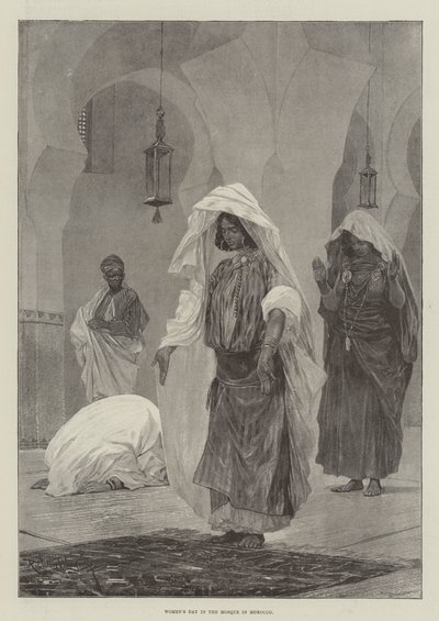 Frauentag in der Moschee in Marokko von Richard Caton Woodville junior