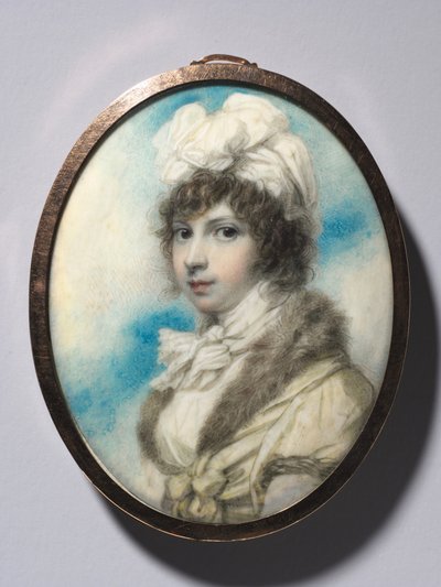 Porträt der Hon. Anne Annesley, später Gräfin von Mountnorris, ca. 1800 von Richard Cosway