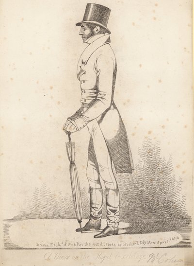 Richard Thornton; Eine Ansicht auf der Royal Exchange von Richard Dighton