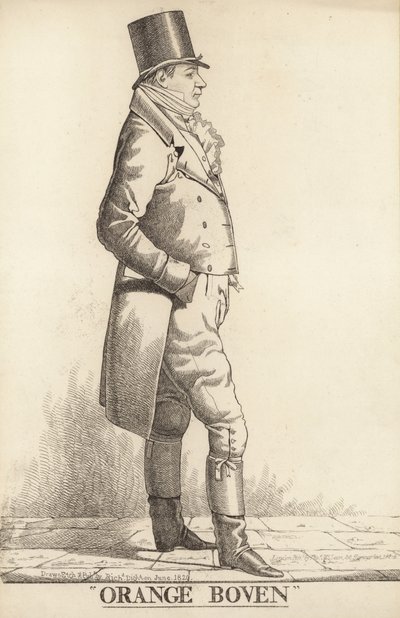Sir John Hall; Orange Boven von Richard Dighton