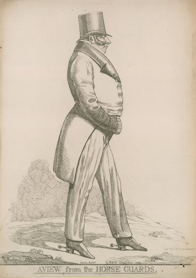 Sir Robert Bolton; Ein Blick von den Horse Guards von Richard Dighton