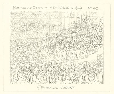 1849, Ein Promenadenkonzert von Richard Doyle