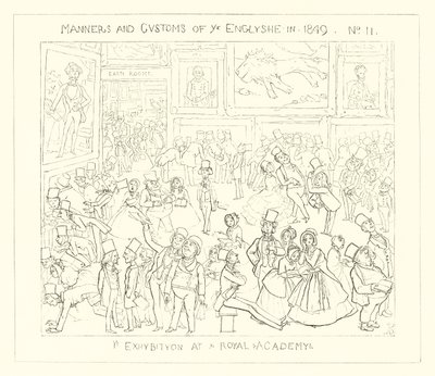 1849, Eine Ausstellung in der Royal Academy von Richard Doyle