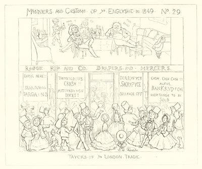 1849, Tricks des Londoner Handels von Richard Doyle