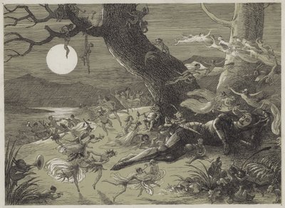 Ein Sommernachtstraum (Aquatinta) von Richard Doyle