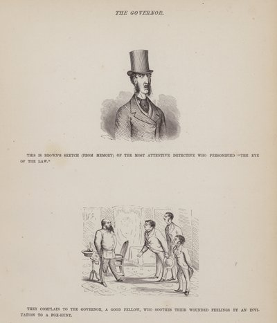 Seite aus The American Tour of Messrs Brown, Jones and Robinson von Richard Doyle