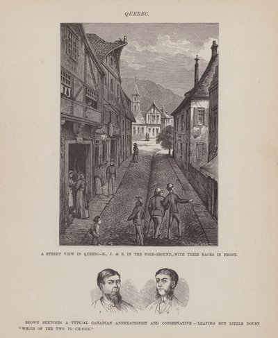 Seite aus Die amerikanische Tour von Messrs Brown, Jones und Robinson (Gravur) von Richard Doyle