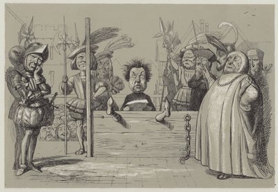 Perkin Warbeck liest sein Geständnis von Richard Doyle
