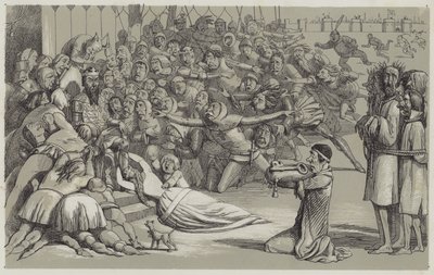 Übergabe von Calais (Aquatinta) von Richard Doyle