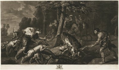 Die kalydonische Eberjagd, aus der Houghton-Galerie von Richard Earlom
