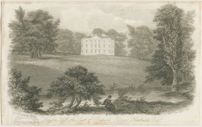 Longton Hall: Stahlstich, nd [?frühes 19. Jahrhundert] von Richard Edensor Heathcote