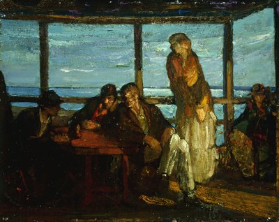 Eine Veranda, Provincetown, ca. 1930-35 von Richard Emil Miller