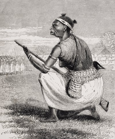 Der Hauptoffizier der Richards Brigade der Amazonen, aus 