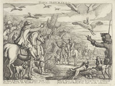 Falkenjagd auf Reiher und Enten von Richard Gaywood (possibly)