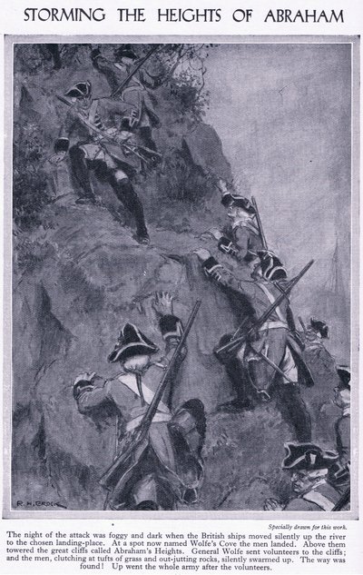 Sturm auf die Höhen von Abraham von Richard Henry Brock