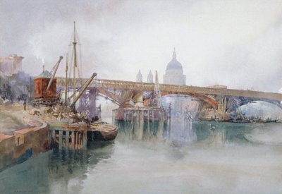 Southwark-Brücke im Abriss, 1915 von Richard Henry Wright