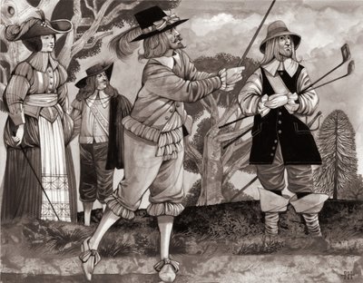 Golf, das königliche Spiel von Richard Hook