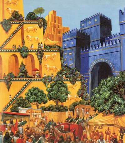 Hängende Gärten von Babylon von Richard Hook