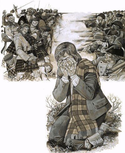 Die Schlacht von Culloden von Richard Hook
