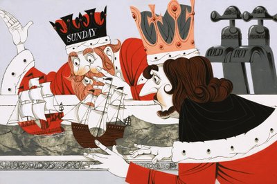Das Spielzeugboot des Königs von Richard Hook