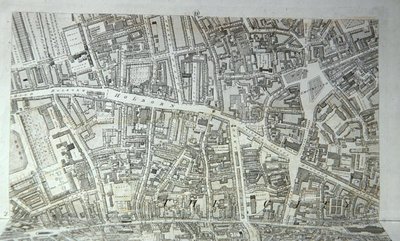 Plan der Stadt London, veröffentlicht 1813 (Gravur) von Richard Horwood
