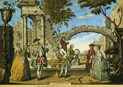 Astronomie, veröffentlicht von Robert Sayer (fl.1750-80) ca. 1750 von Richard Houston