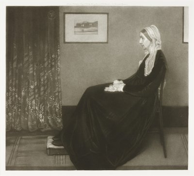 Arrangement in Grau und Schwarz Nr. 1: Porträt der Mutter des Künstlers von Richard Josey