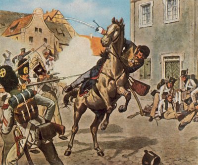 Tod von Major von Schill, 31. Mai 1809 von Richard Knotel