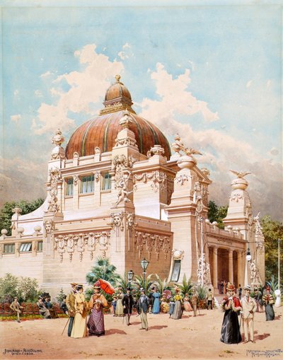 Wiener Jubiläumsausstellung 1898. Pavillon der Stadt Wien, 1898 von Richard Moser