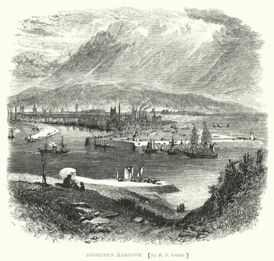 Hafen von Aberdeen von Richard Principal (after) Leitch