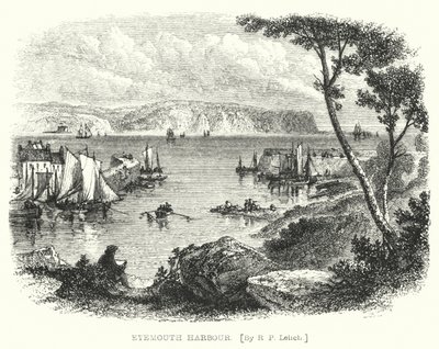 Eyemouth Hafen (Gravur) von Richard Principal (after) Leitch