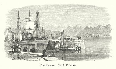 Port Glasgow von Richard Principal (after) Leitch