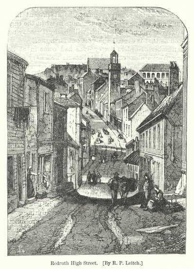 Redruth High Street von Richard Principal (after) Leitch