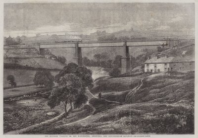 Das Mottram-Viadukt an der Manchester, Sheffield und Lincolnshire Railway von Richard Principal Leitch