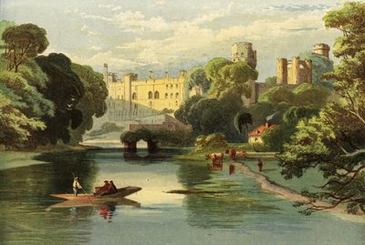 Der Besuch der Königin in Warwickshire, Warwick Castle von Richard Principal Leitch