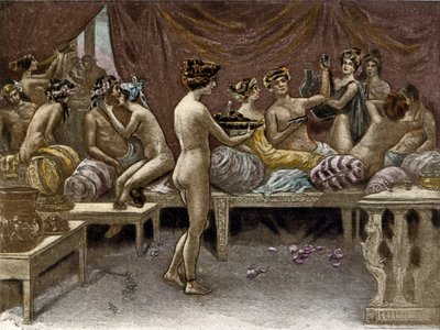 Illustration von Richard Ranft (1862 - 1931) für Lucien de Samosate (ca. 125 - 192): die Kurtisanen von Richard Ranft