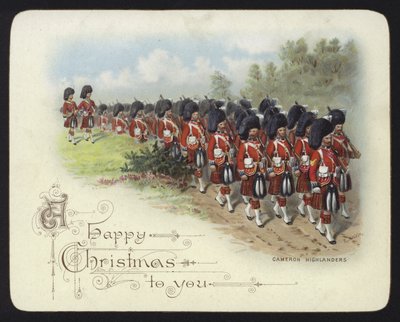 Cameron Highlanders von Richard Simkin