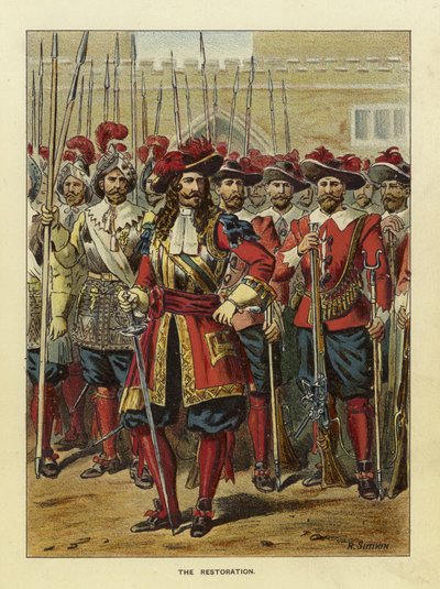 Epochen der britischen Armee - Die Restauration von Richard Simkin