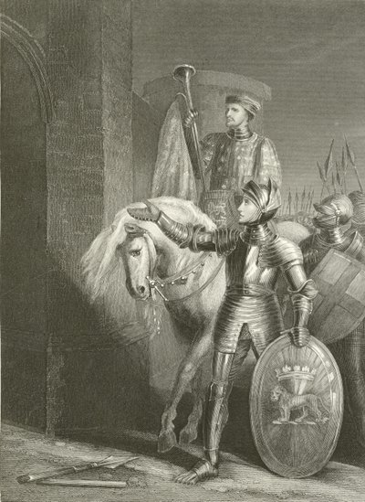 König Heinrich V. vor Harfleur von Richard Westall