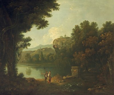 Am Tiber bei Rom von Richard Wilson