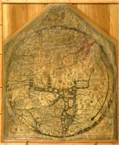 Mappa Mundi, ca. 1290 von Richard of Haldingham