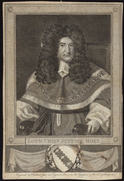 Lord Chief Justice Holt von Richard van Bleeck